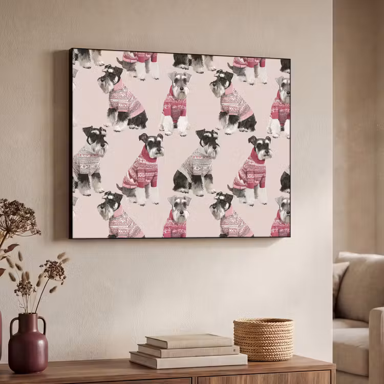 Art Frame - Hunde - Pullover - Rot — 4