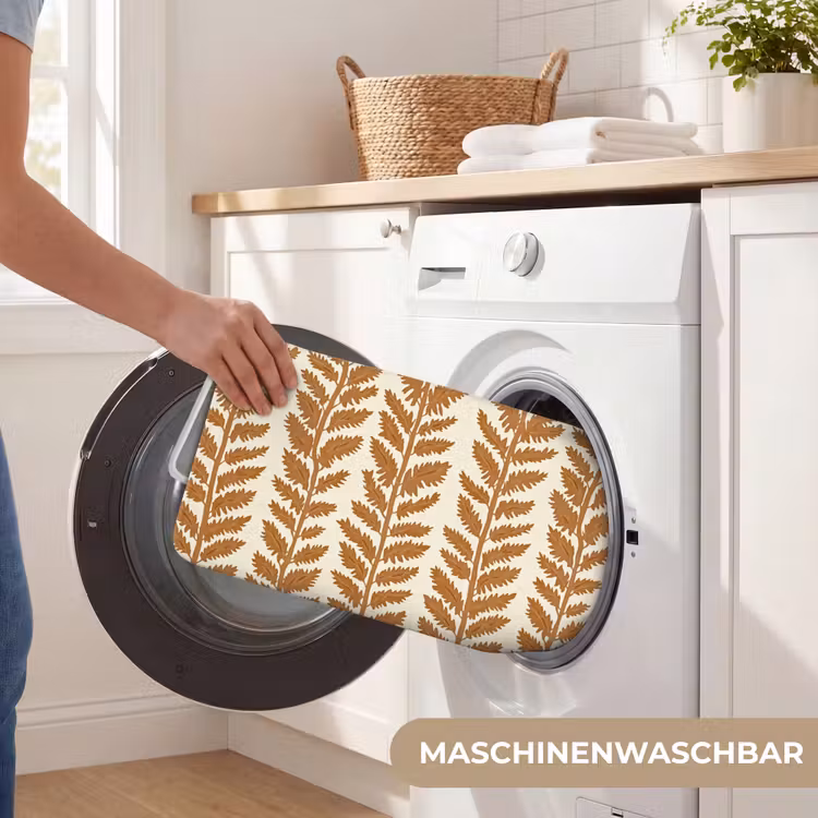 Badematte - Textur - Blätter - Ocker — 7