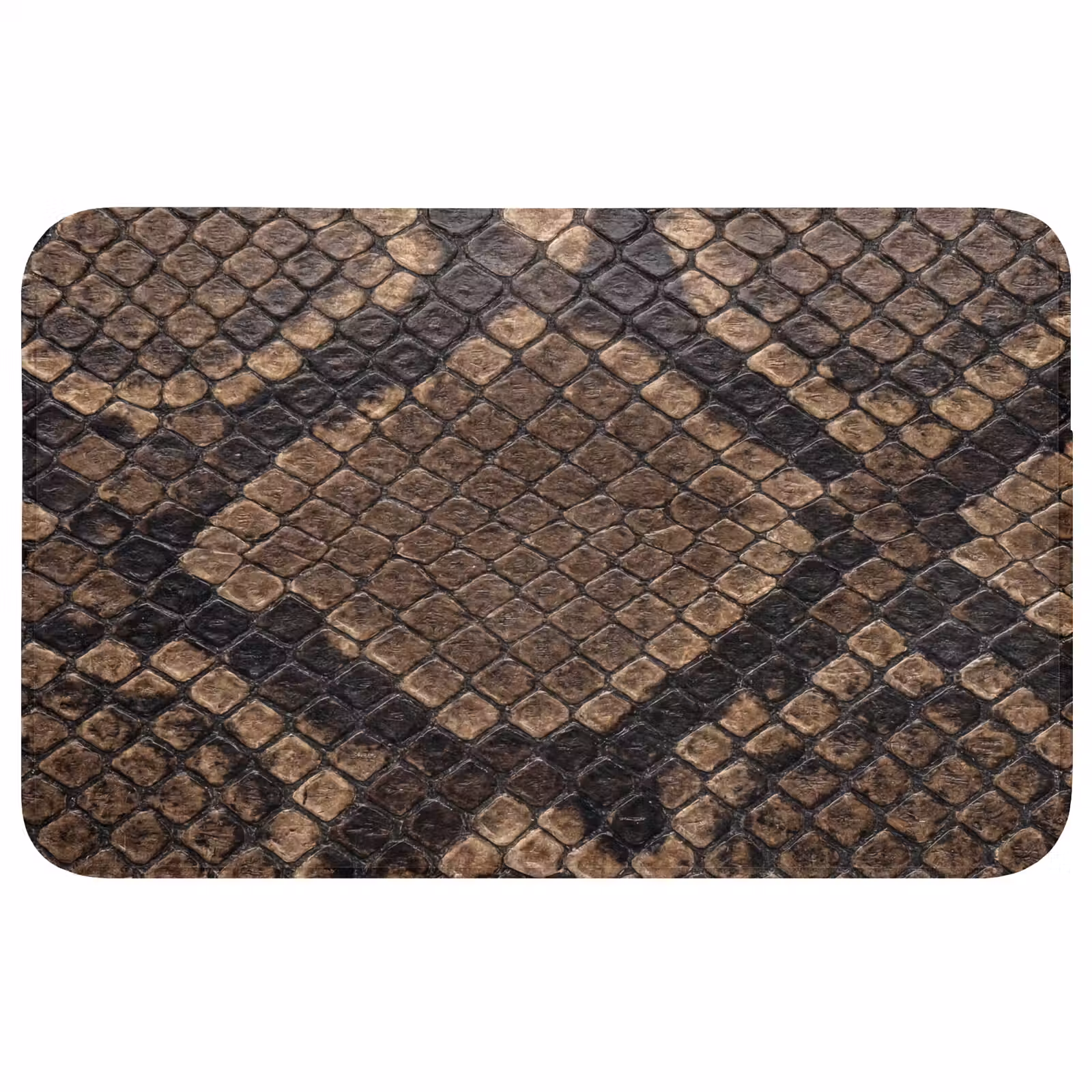 Badematte - Python - Schuppen - Bronze — 1