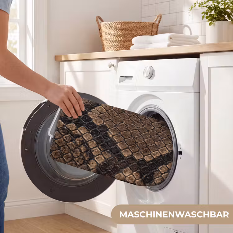 Badematte - Python - Schuppen - Bronze — 7
