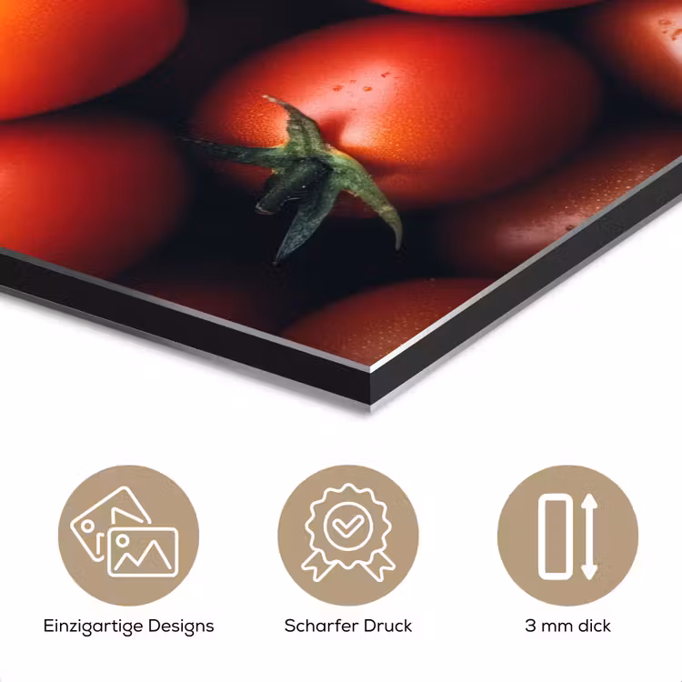 Alu-Dibond-Bild - Gemüse - Rot - Tomaten — 7