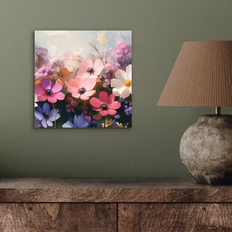 Alu-Dibond-Bild - Blumen - Bunt - Blühend — 3