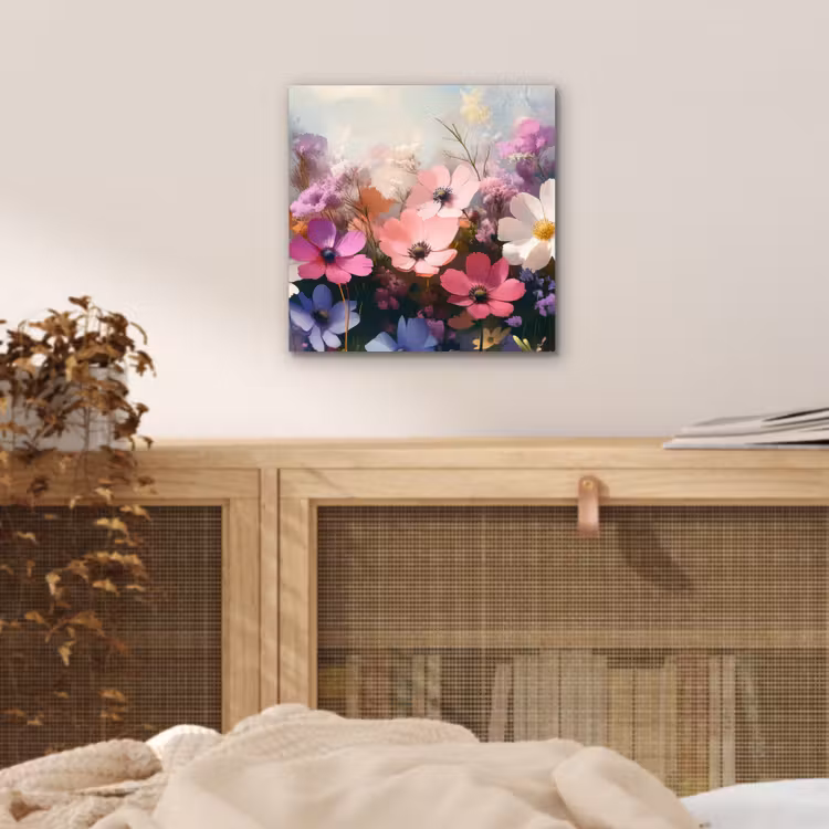 Alu-Dibond-Bild - Blumen - Bunt - Blühend — 4