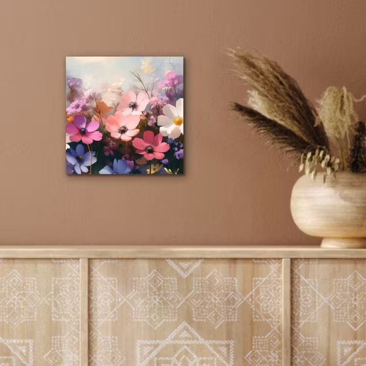 Alu-Dibond-Bild - Blumen - Bunt - Blühend — 5