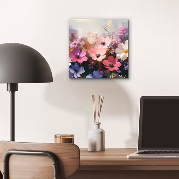 Alu-Dibond-Bild - Blumen - Bunt - Blühend — 6