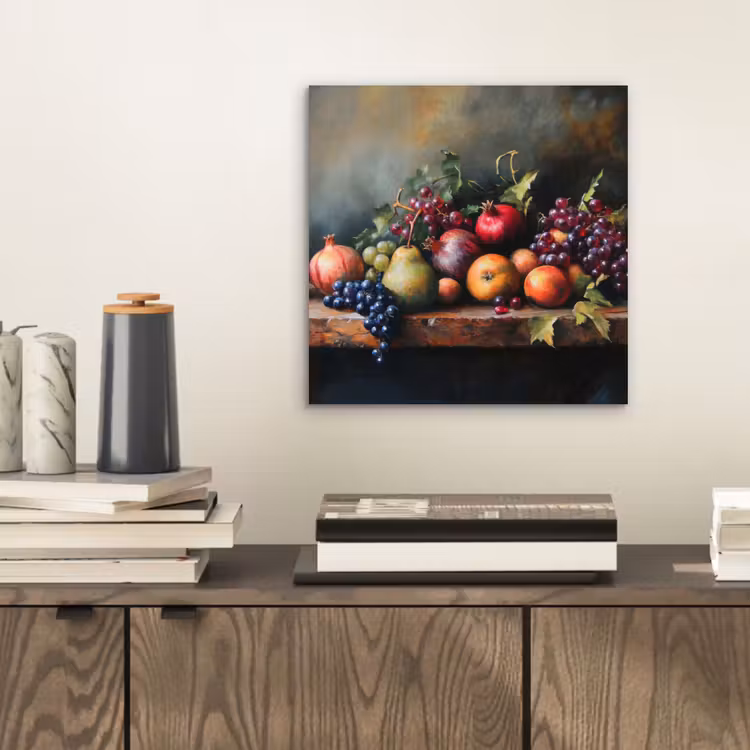 Alu-Dibond-Bild - Rustikal - Stilleben - Obst — 2