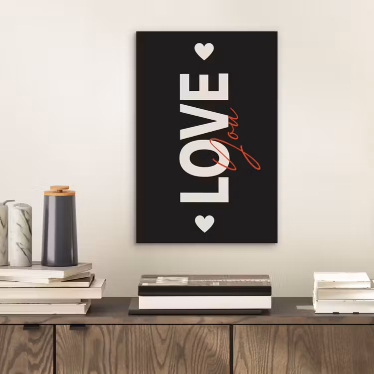 Aluminium Bilder - Liebe - Rot - Valentinstag — 2