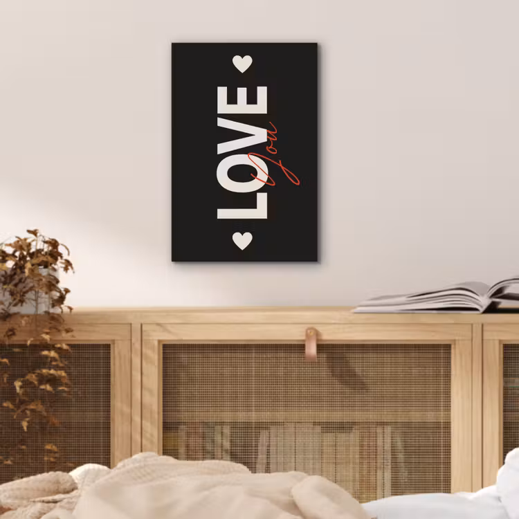 Aluminium Bilder - Liebe - Rot - Valentinstag — 4