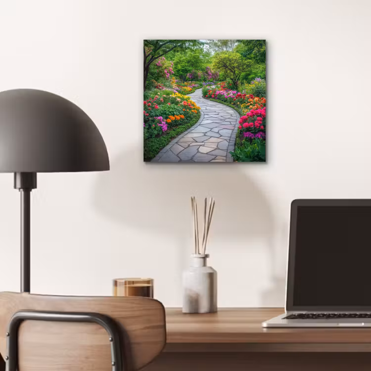 Alu-Dibond-Bild - Park - Blumen - Garten — 6