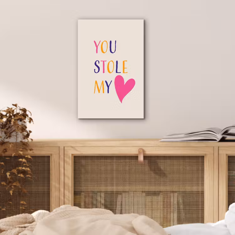 Alu-Dibond-Bild - Herz - Valentinstag - Text — 4