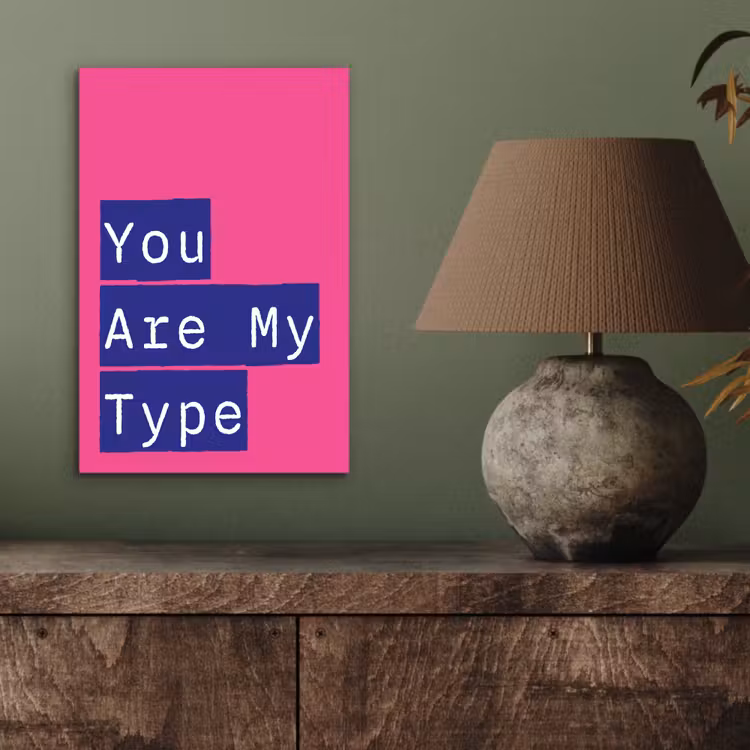 Alu-Dibond-Bild - Valentinstag - Text - Liebe — 3