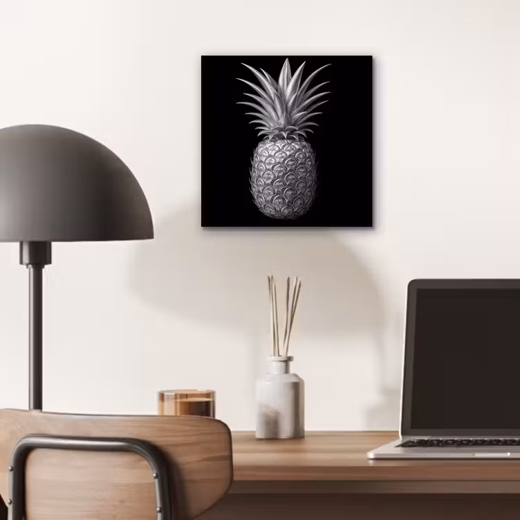 Alu-Dibond-Bild - Ananas - Detailliert - Blätter — 6