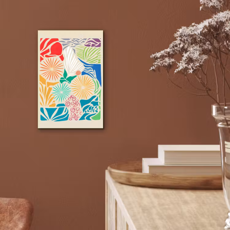 Alu-Dibond-Bild - Bunt - Abstrakt - Muster — 5