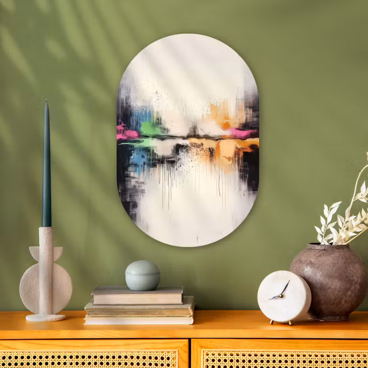 Forexbild Oval - Abstrakt - Farbexplosion - Landschaft — 3
