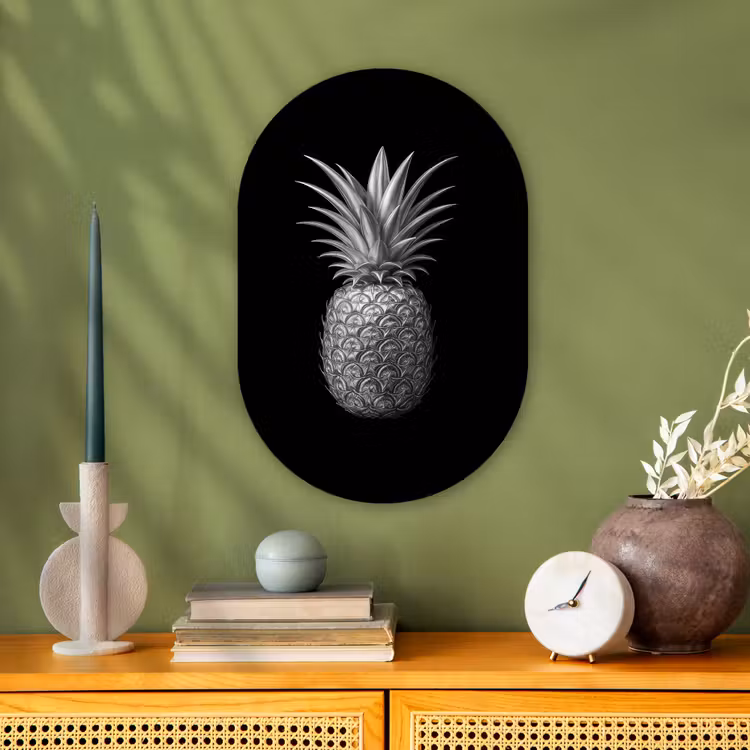 Forexbild Oval - Ananas - Detailliert - Blätter — 3