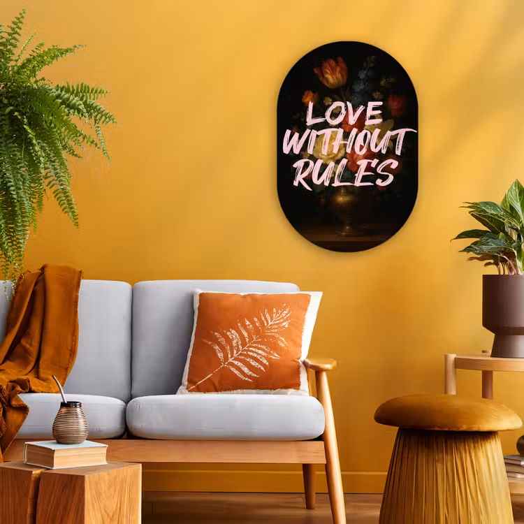 Forexbild Oval - Liebe - Modern - Blumen — 2