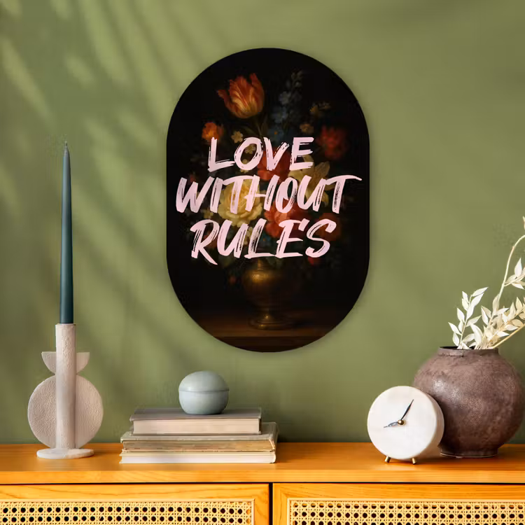 Forexbild Oval - Liebe - Modern - Blumen — 3