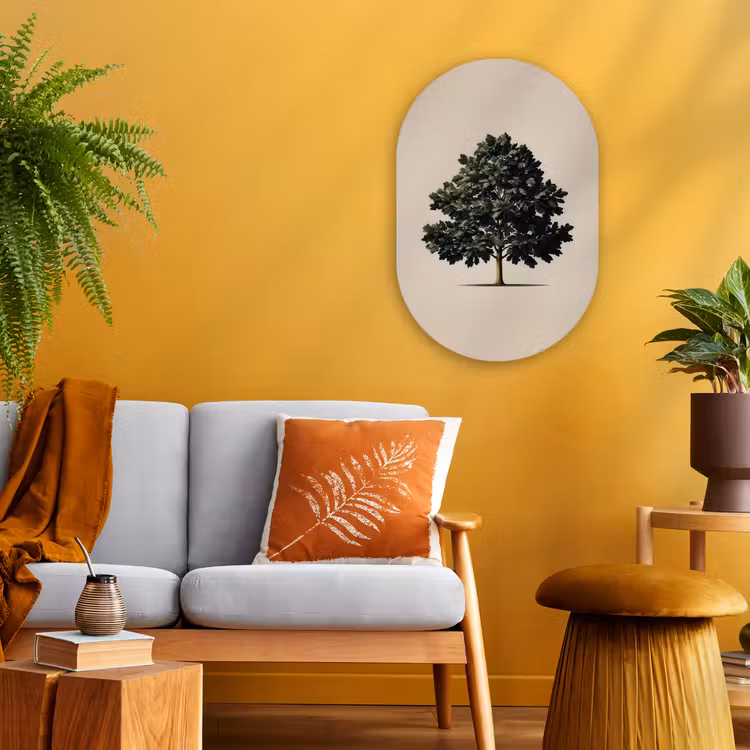 Forexbild Oval - Eichenbaum - Schatten - Glatt — 2