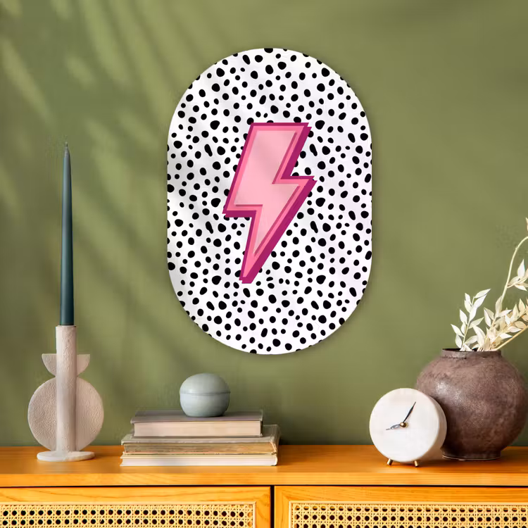 Forexbild Oval - Blitz - Rosa - Punkte — 3