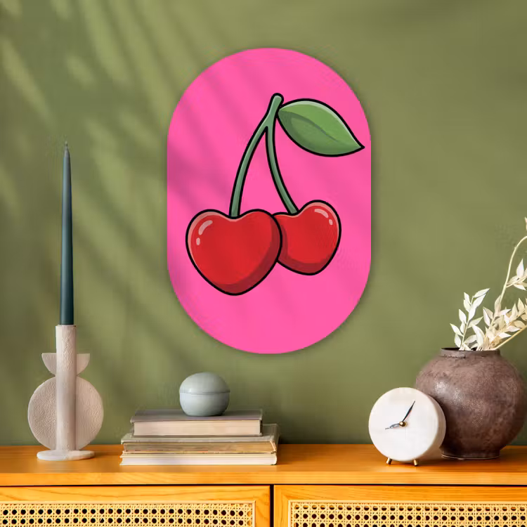 Forexbild Oval - Kirsche - Rosa - Obst — 3