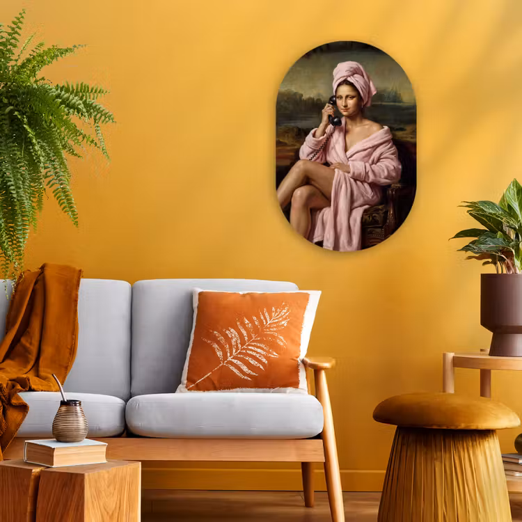 Forexbild Oval - Mona - Klassisch - Rosa — 2