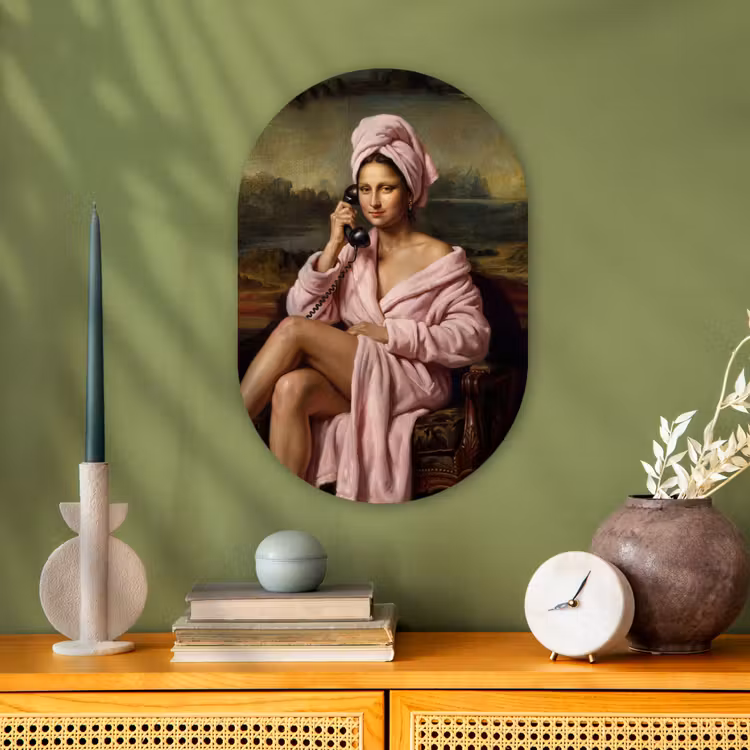 Forexbild Oval - Mona - Klassisch - Rosa — 3