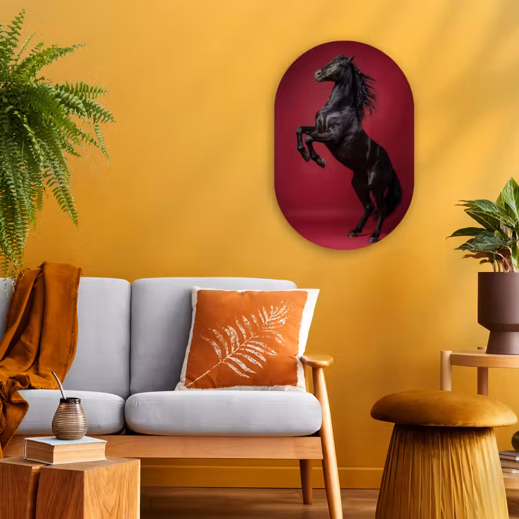 Forexbild Oval - Hengst - Steigert - Rot — 2