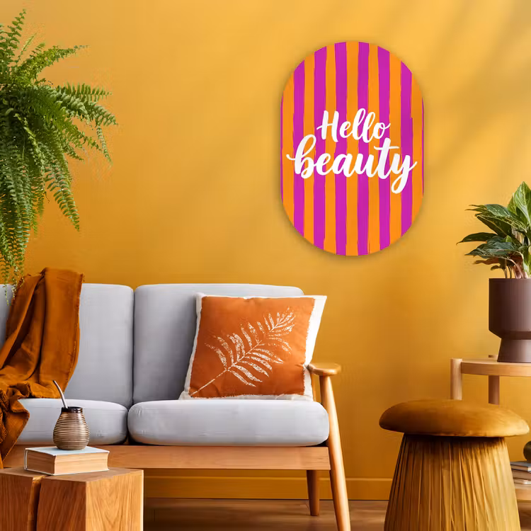 Forexbild Oval - Modern - Hallo - Orange — 2
