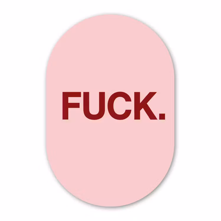 Forexbild Oval - Statement - Kraftvoll - Rosa — 1