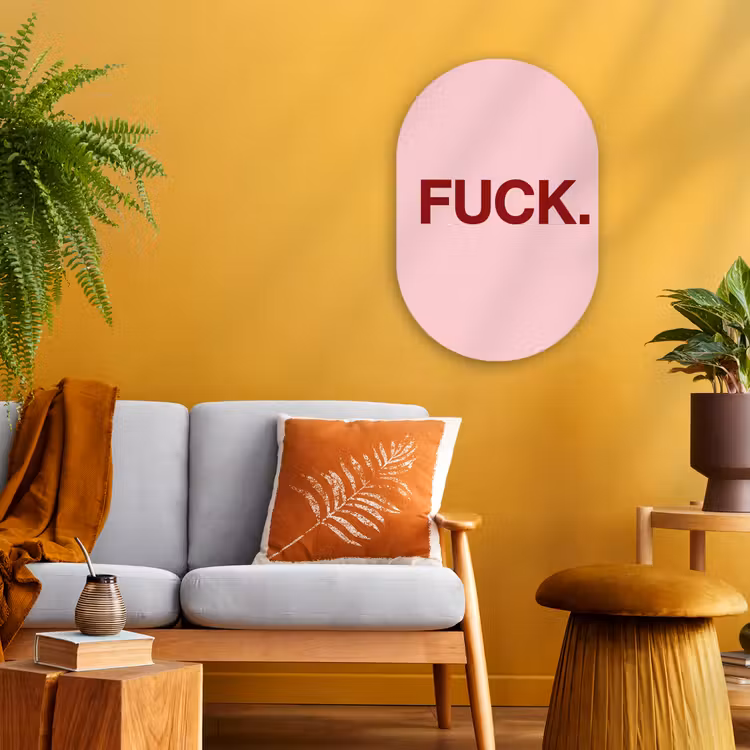 Forexbild Oval - Statement - Kraftvoll - Rosa — 2