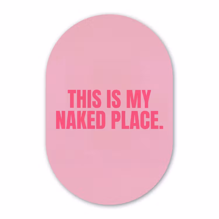 Forexbild Oval - Text - Modern - Rosa — 1