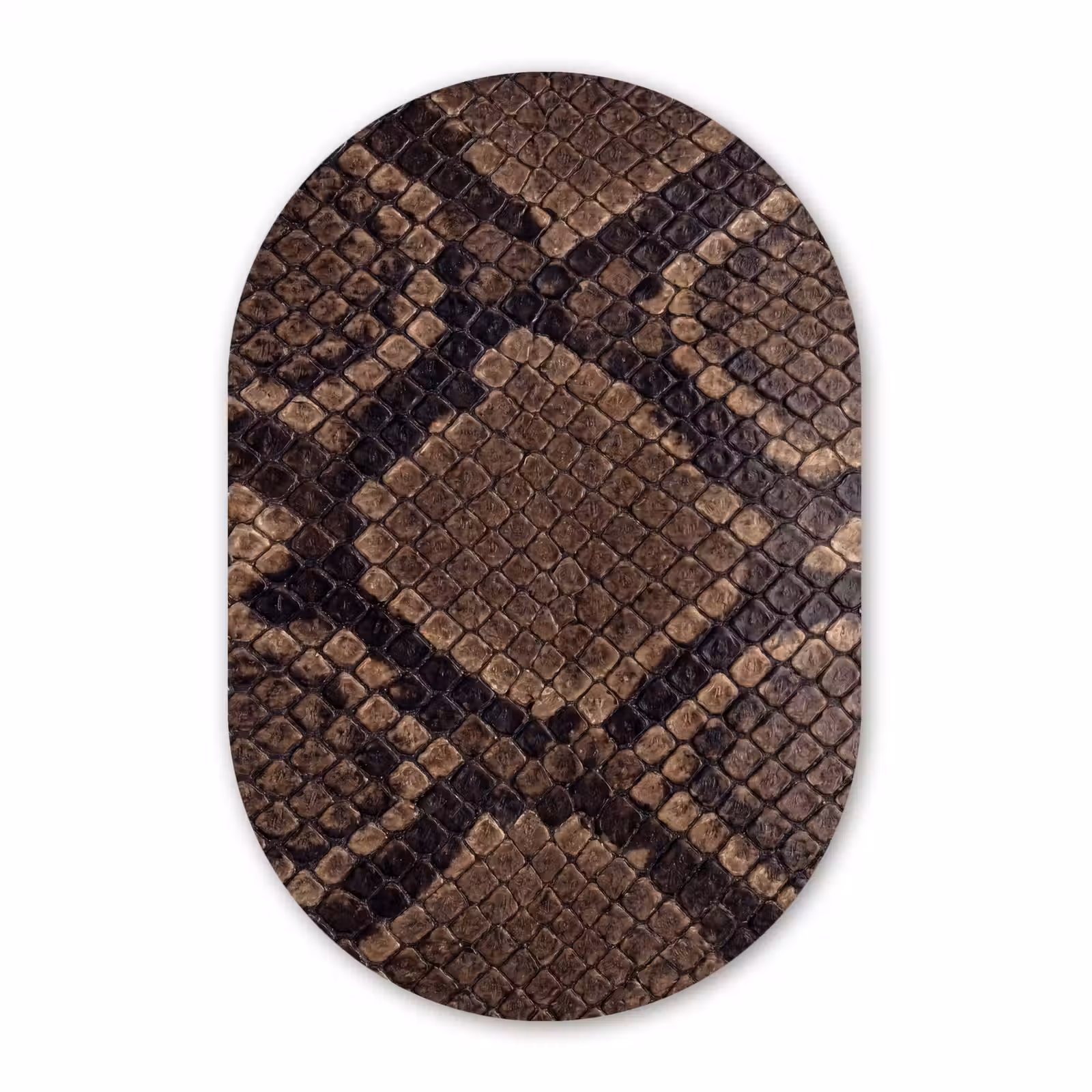 Forexbild Oval - Python - Schuppen - Bronze — 1