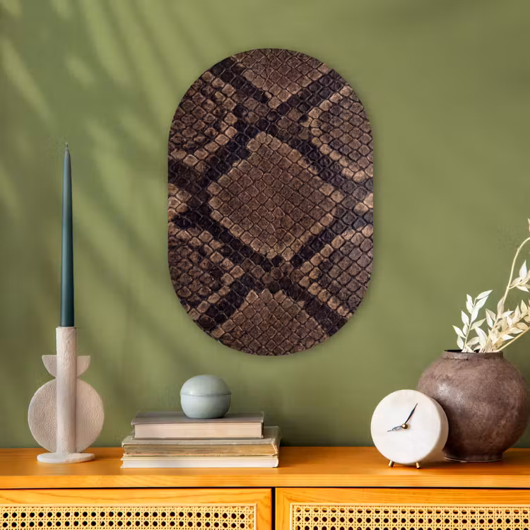 Forexbild Oval - Python - Schuppen - Bronze — 3