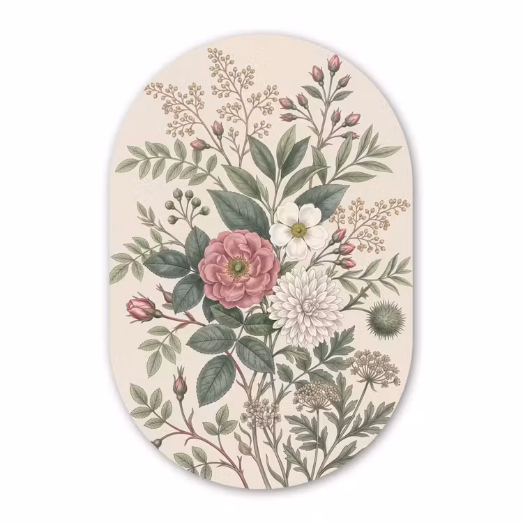Forexbild Oval - Romantisch - Design - Farbenfroh — 1