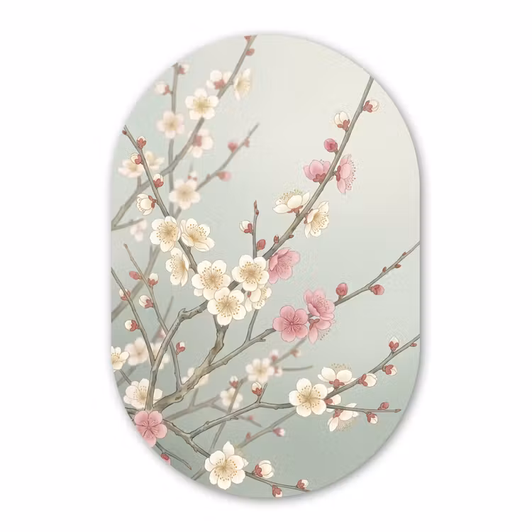Forexbild Oval - Kirsche - Blüte - Grün — 1