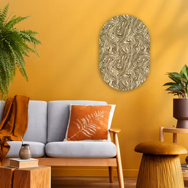 Forexbild Oval - Abstrakt - Marmor - Grün — 2