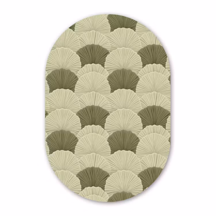 Forexbild Oval - Blätter - Textur - Grün — 1