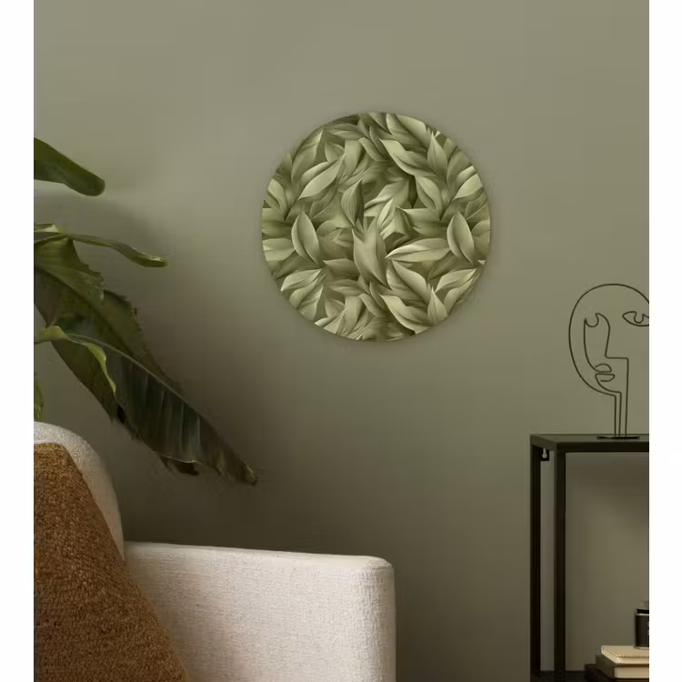 Forexbild Rund - Blätter - Modern - Grün — 3