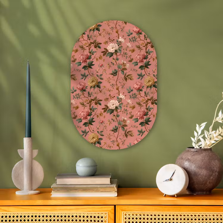 Forexbild Oval - Klassisch - Botanisch - Rosa — 3