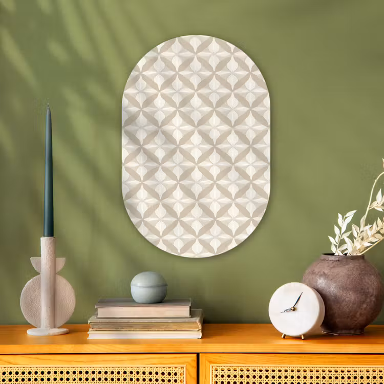 Forexbild Oval - Muster - Klassisch - Beige — 3