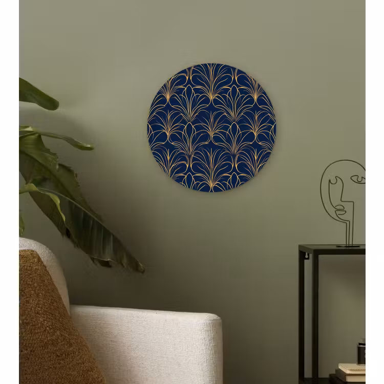 Forexbild Rund - Deco - Ventilator - Blau — 3