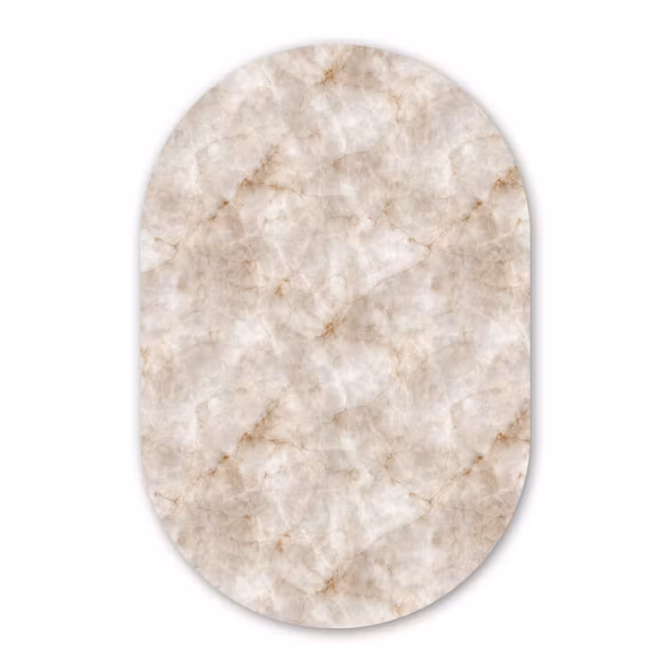 Forexbild Oval - Marmor - Muster - Klassisch — 1