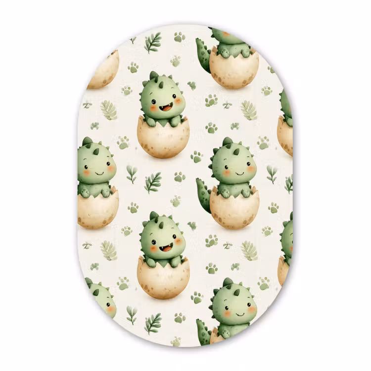 Forexbild Oval - Dino - Eier - Grün — 1