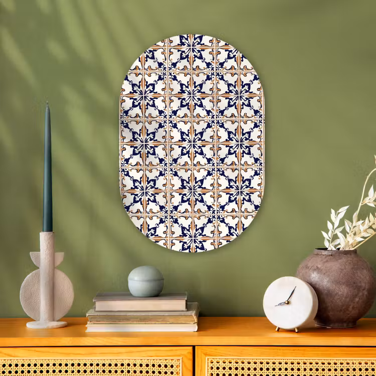 Forexbild Oval - Klassisch - Gemustert - Farbenfroh — 3