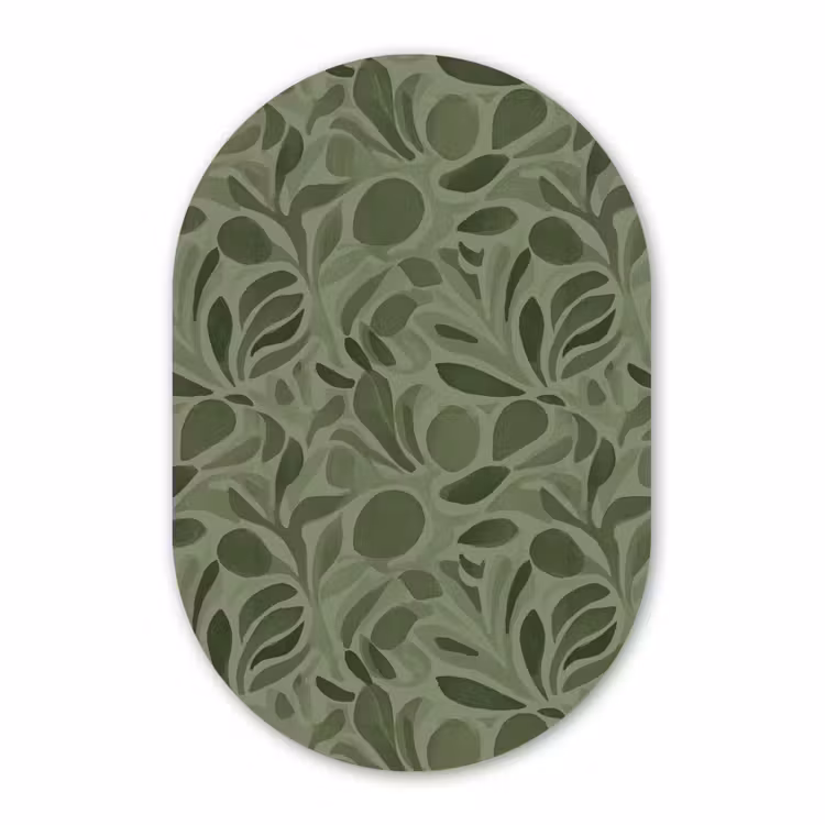 Forexbild Oval - Serene - Blätter - Grün — 1
