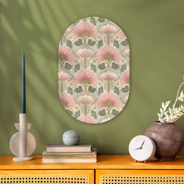 Forexbild Oval - Klassisch - Muster - Rosa — 3