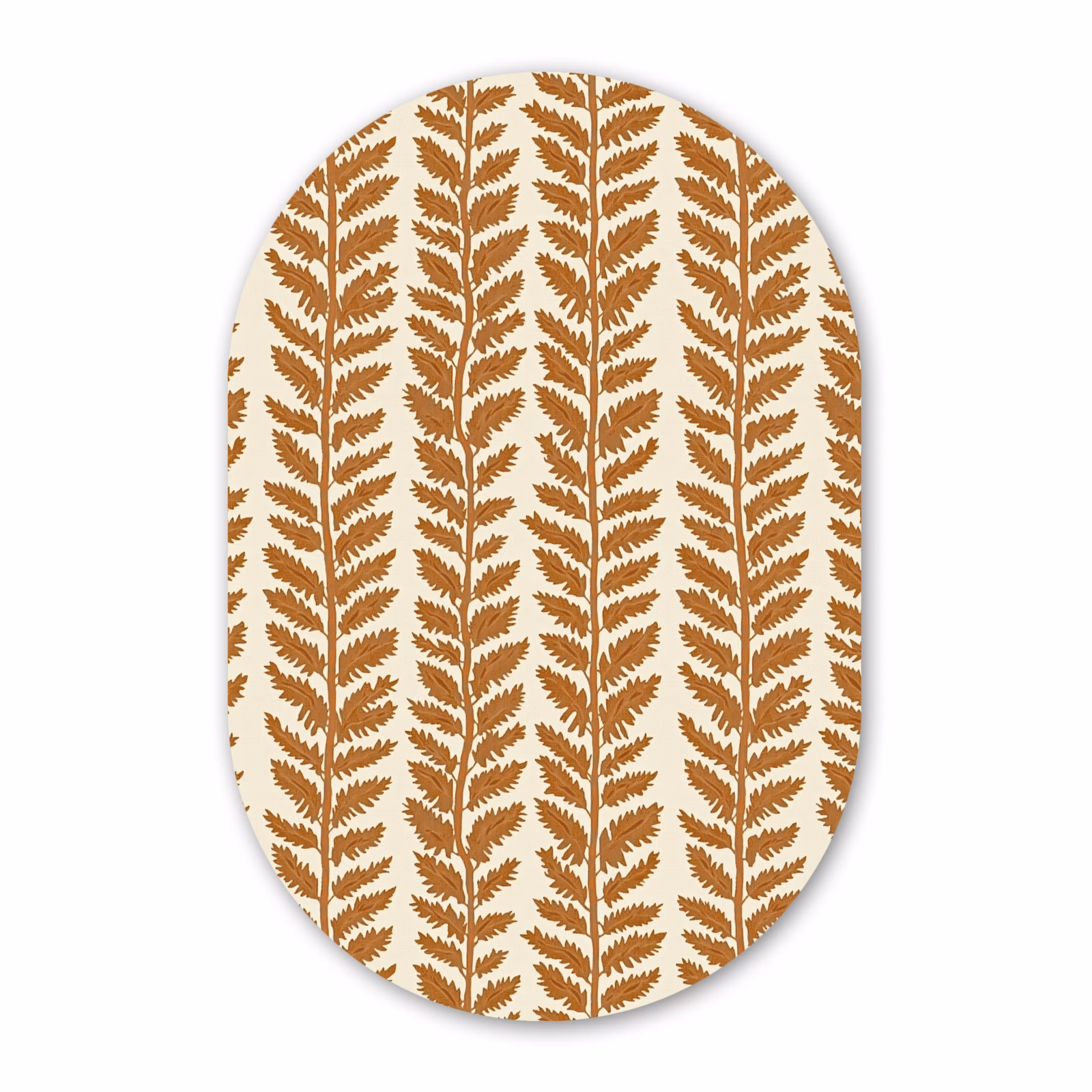 Forexbild Oval - Textur - Blätter - Ocker — 1