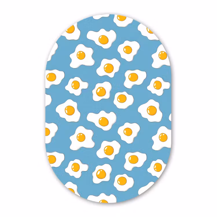Forexbild Oval - Eier - Eigelb - Blau — 1