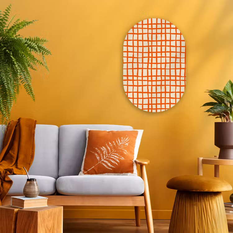 Forexbild Oval - Muster - Linien - Orange — 2