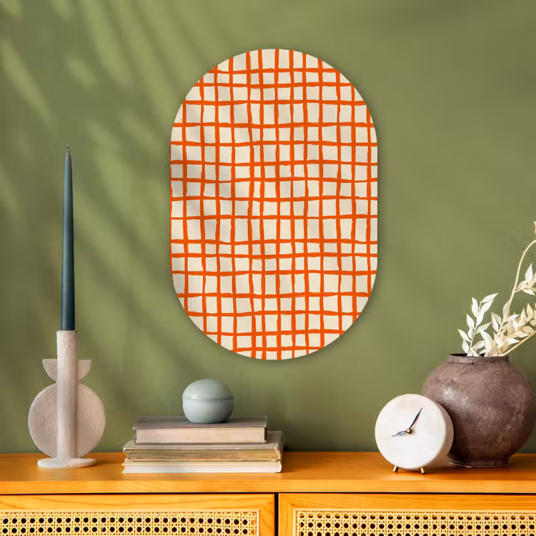 Forexbild Oval - Muster - Linien - Orange — 3